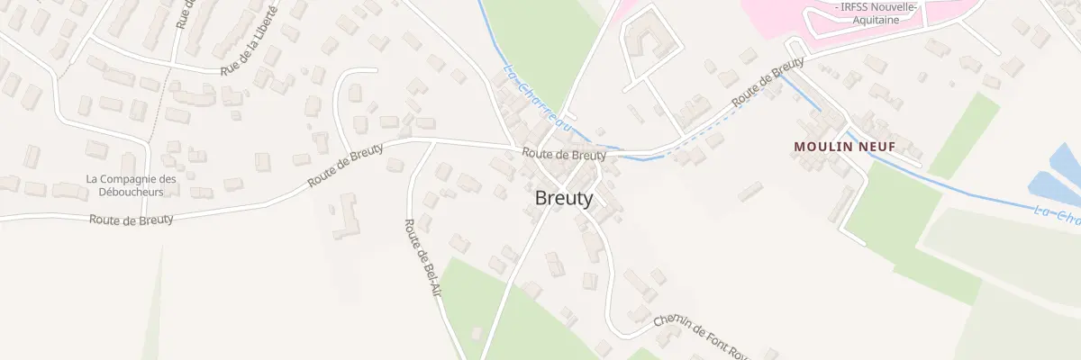 Plan du 3 Che de Font Roy à La Couronne