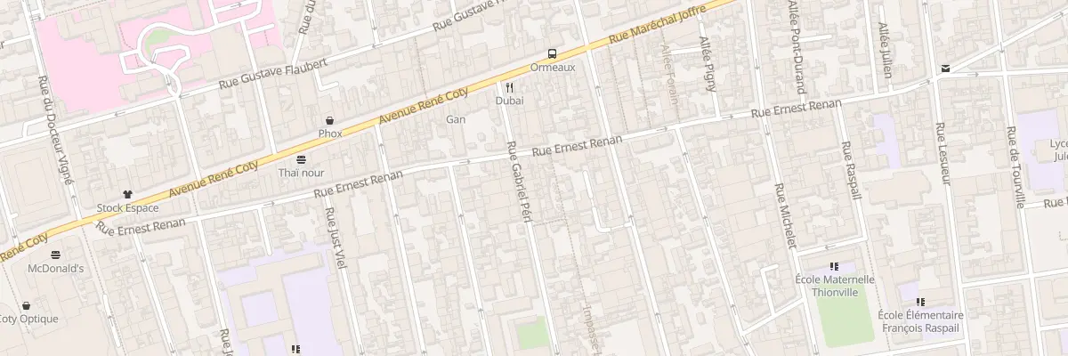 Plan du 88 Rue Gabriel Péri au Havre