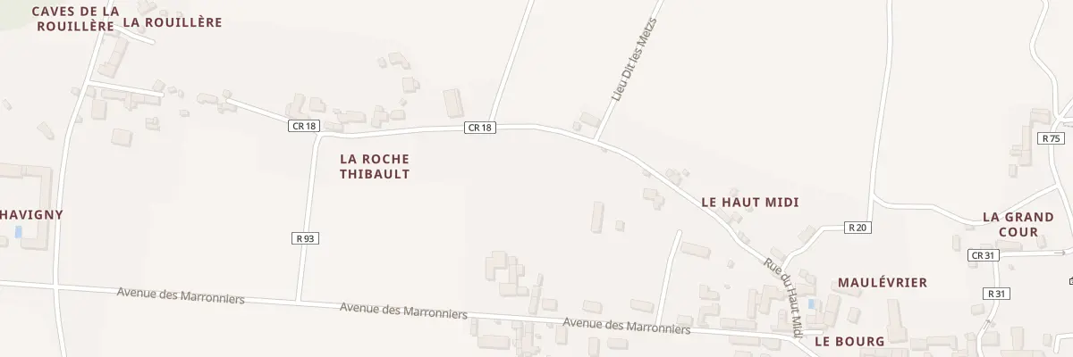 Plan du 97 Le Bourg à Lerné