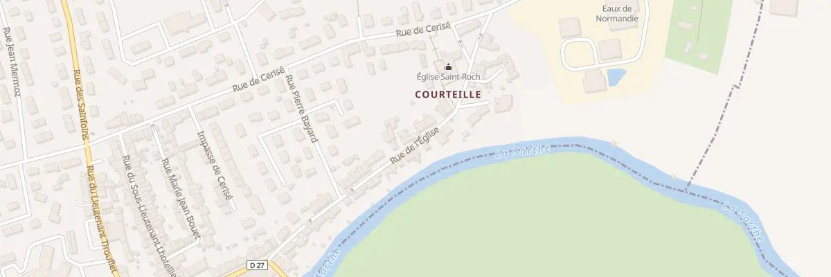 Plan du 45 Rue de l’Église à Alençon