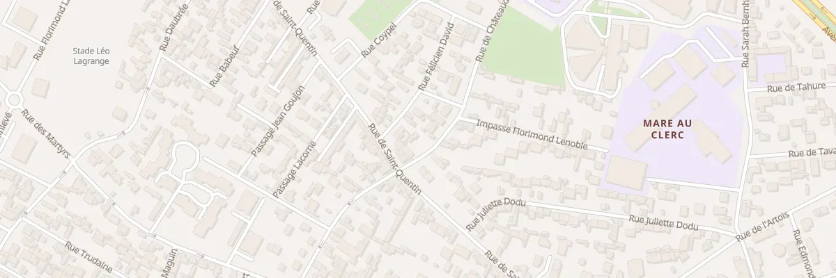 Plan du 33 Rue de Châteaudun au Havre