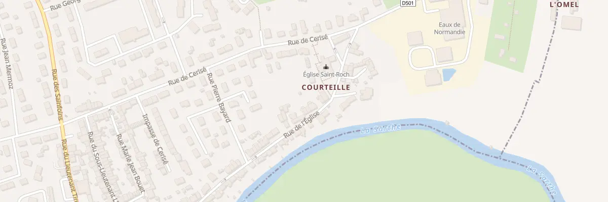 Plan du 49 Rue de l’Église à Alençon
