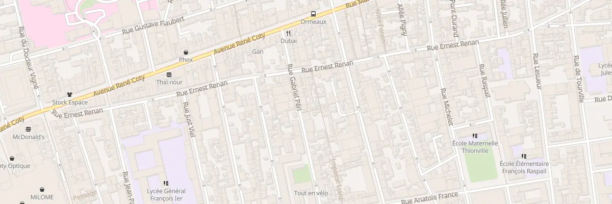 Plan du 82 Rue Gabriel Péri au Havre