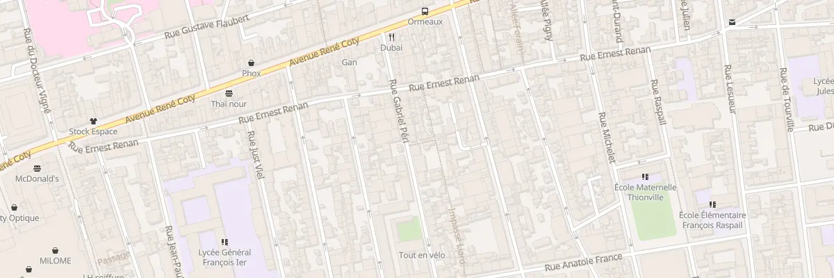 Plan du 80 Rue Gabriel Péri au Havre