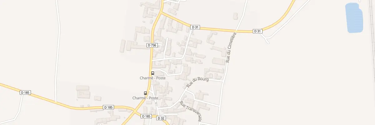 Plan du 6 Rue Haute à Charmé