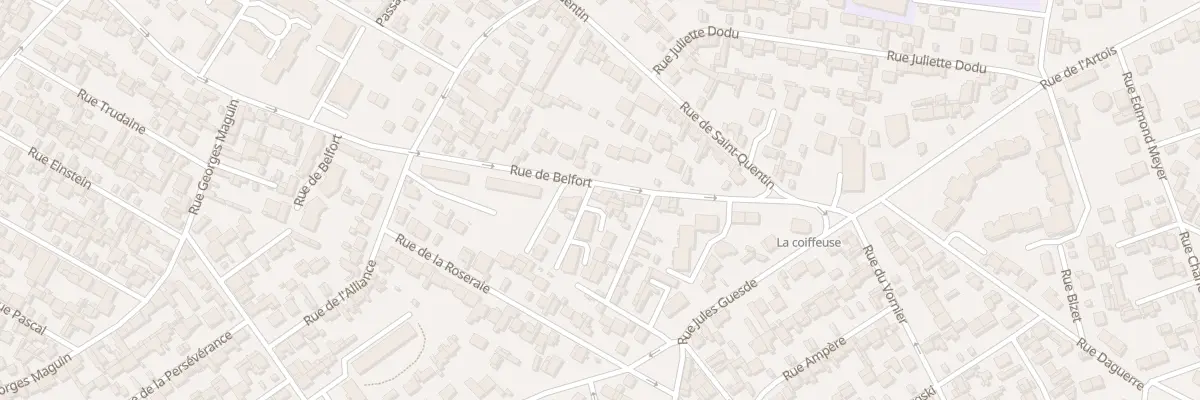 Plan du 80 Rue de Belfort au Havre