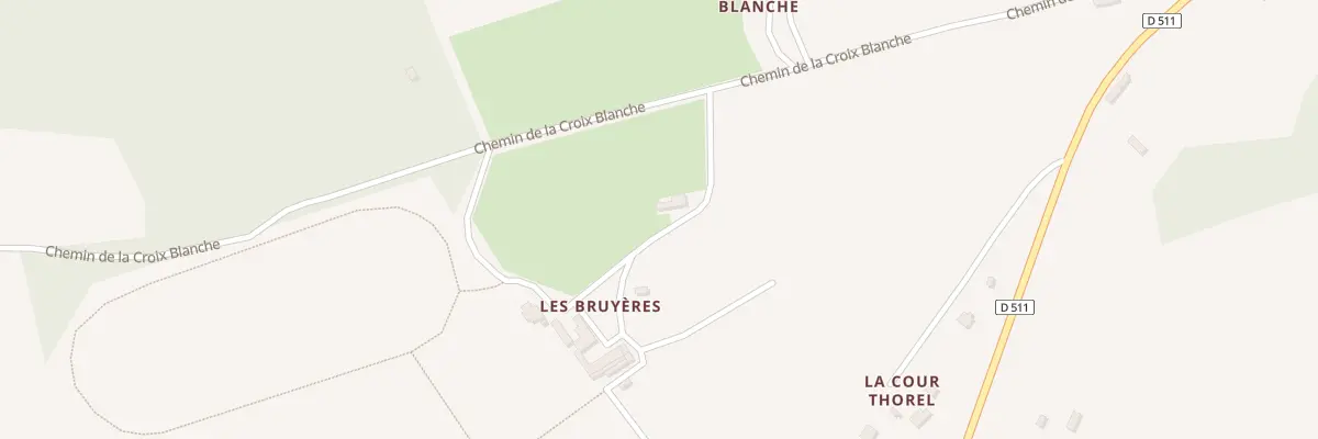 Plan du 407 Che de la Croix Blanche au Mesnil-Simon