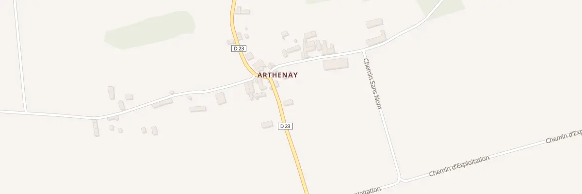 Plan du 4 Arthenay à Vézières