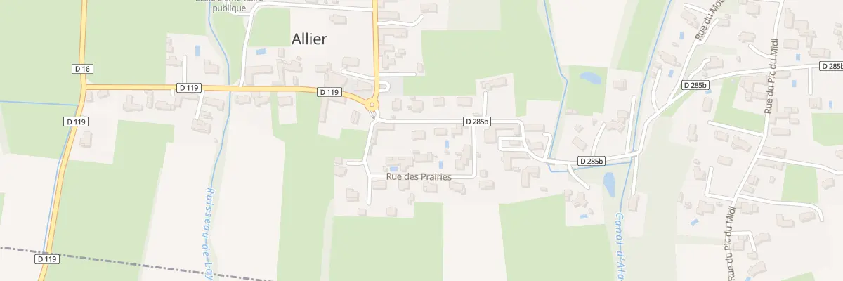 Plan du 6 Rue de l’Alaric à Allier