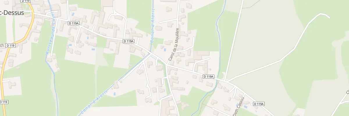 Plan du 2 Cami de la Moulière à Bernac-Dessus