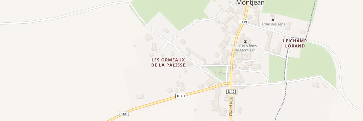 Plan du 5 Rte de Lorigne à Montjean