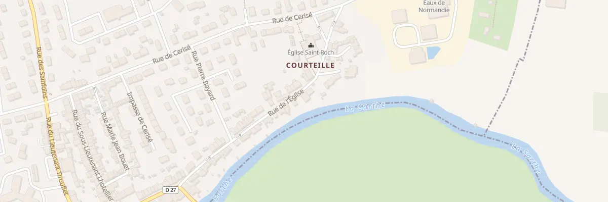 Plan du 52 Rue de l’Église à Alençon