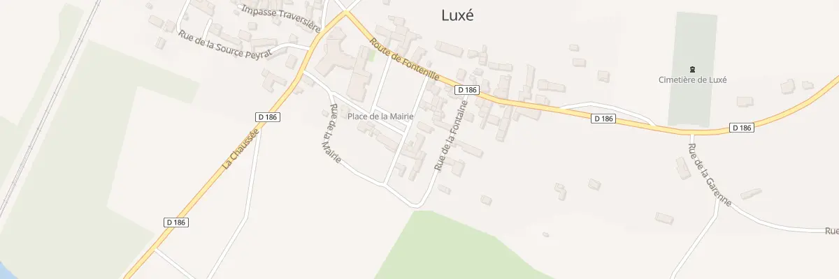Plan du 3 Pl de la Mairie à Luxé