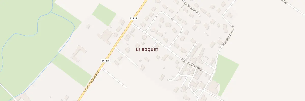 Plan du 6B Rue du Chardon à La Boixe