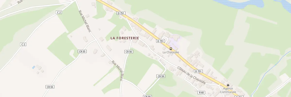 Plan du 58 La Chaussee à Saint-Germain-sur-Vienne