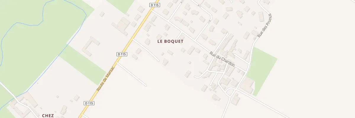 Plan du 8B Rue du Chardon à La Boixe