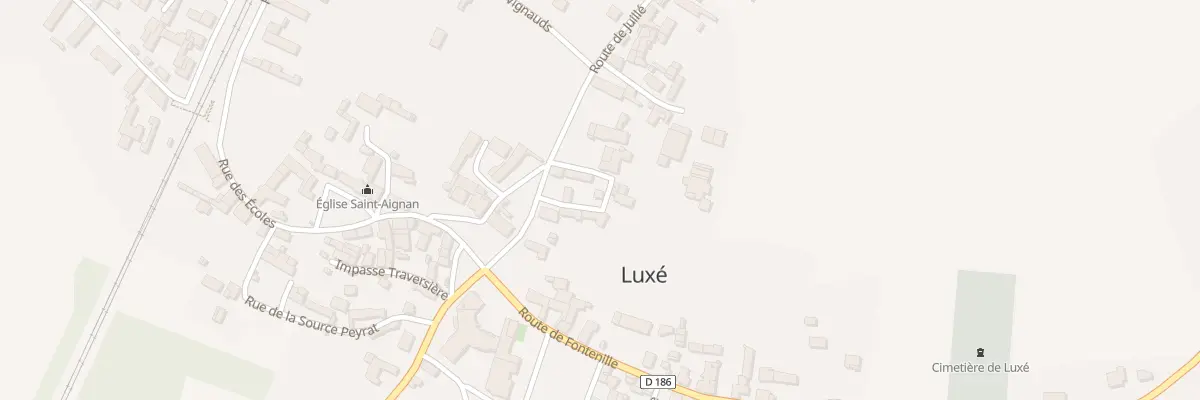 Plan du 4 Rue des Vignauds à Luxé