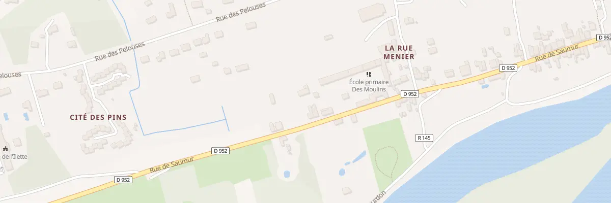 Plan du 88B Rue de Saumur à Chouzé-sur-Loire