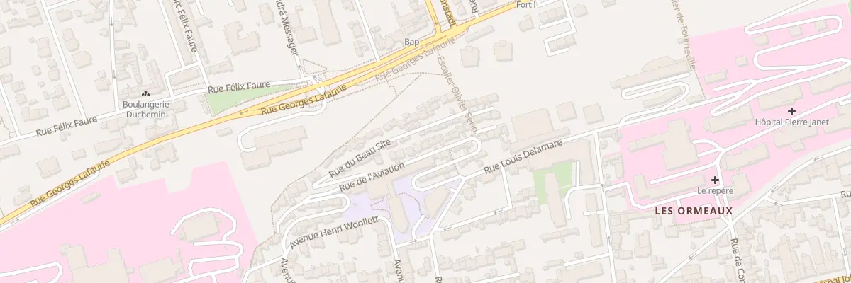 Plan du 21 Rue de l’Aviation au Havre