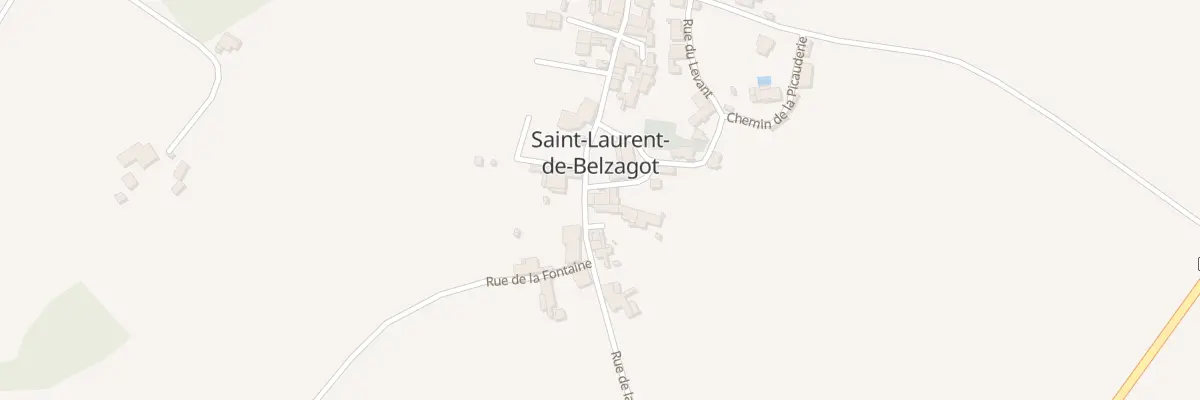 Plan du 6 Rue de la Mairie St Laurent à Montmoreau