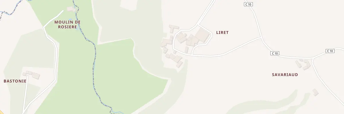Plan du 125B Liret à Saint-Quentin-de-Caplong