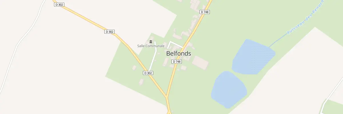 Plan du 1 Rue de l’Église à Belfonds
