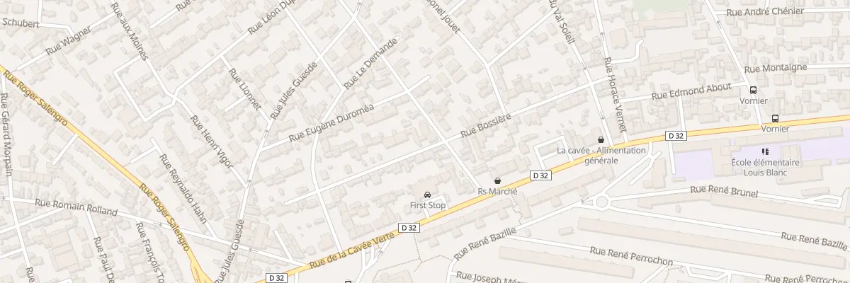 Plan du 23 Rue Bossière au Havre
