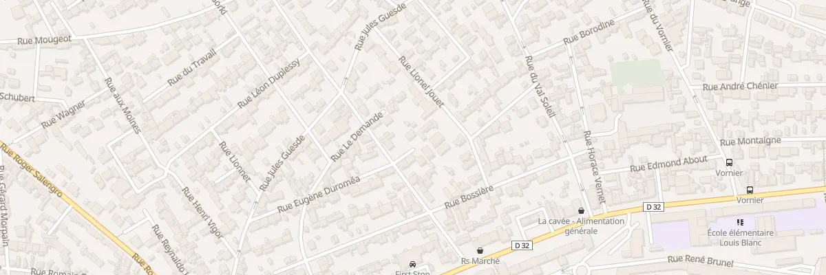 Plan du 31 Rue Eugène Duroméa au Havre