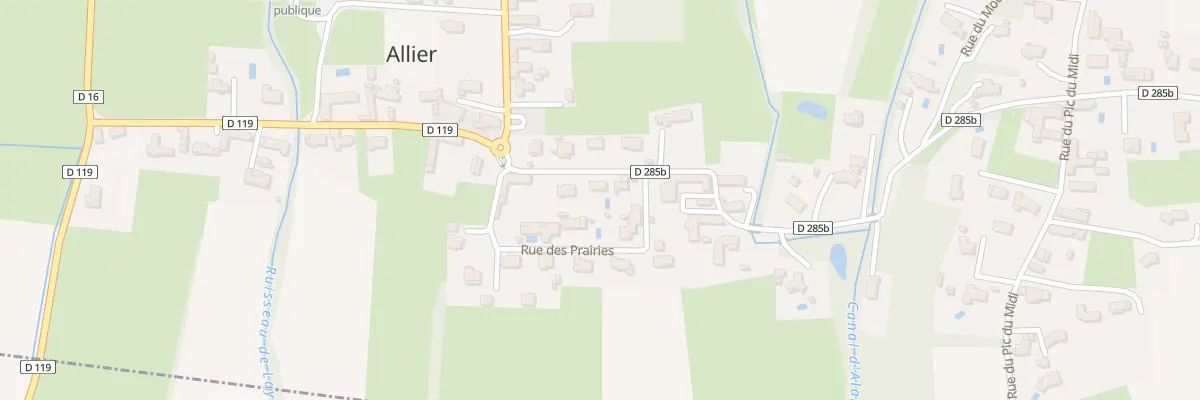 Plan du 8 Rue de l’Alaric à Allier