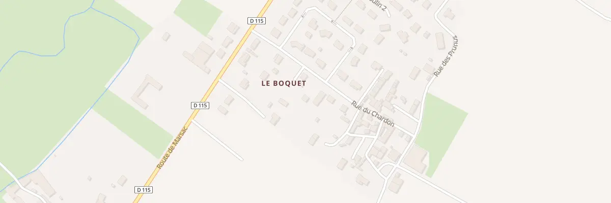 Plan du 10 Rue du Chardon à La Boixe