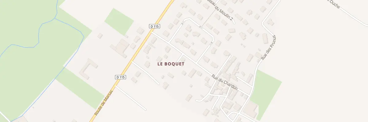 Plan du 8 Rue du Chardon à La Boixe