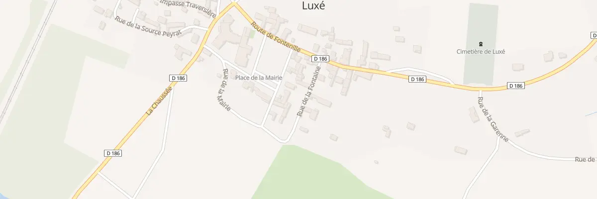 Plan du 4 Rue de la Fontaine à Luxé