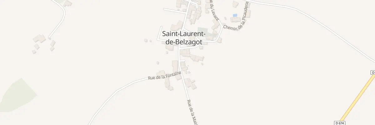 Plan du 2 Imp des Freres à Montmoreau