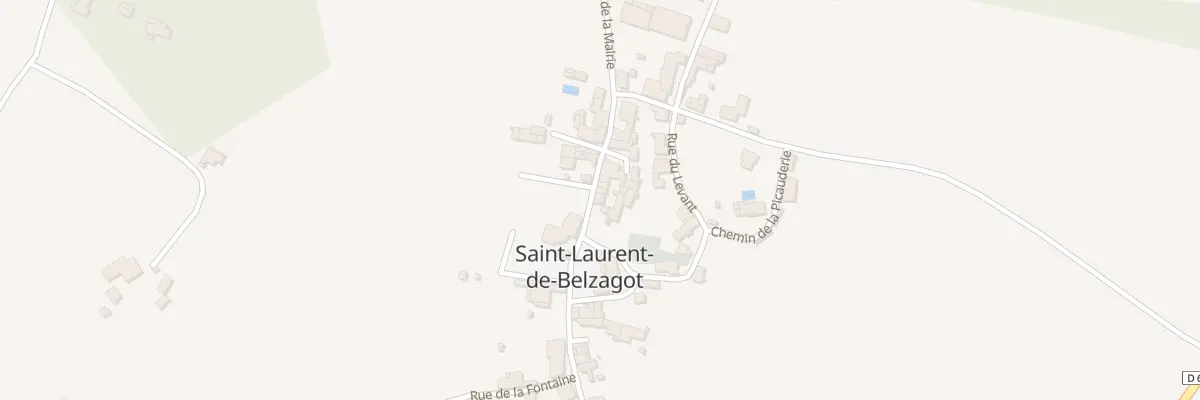 Plan du 8 Rue de la Mairie Saint Laurent à Montmoreau