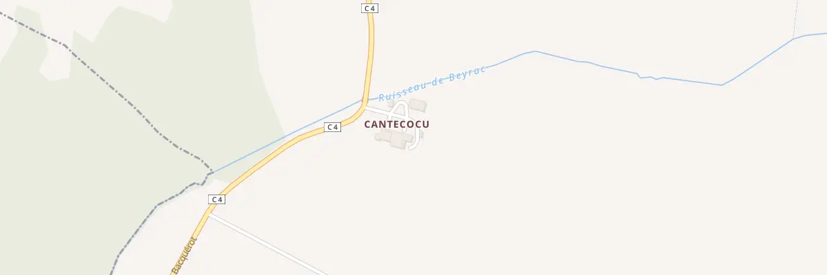 Plan du 1484 Rte du Bacquerot à La Réunion