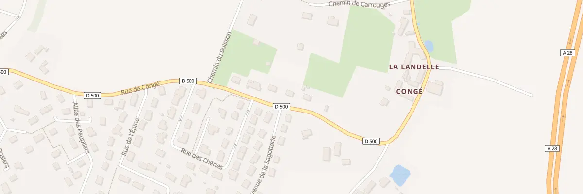 Plan du 15 Rue de Congé à Valframbert