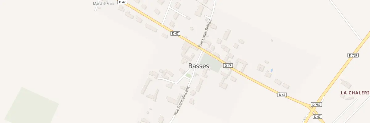 Plan du 4 Rue Saint-Vincent à Basses