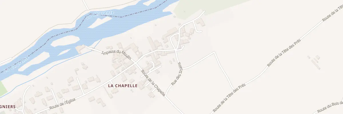 Plan du 2 Rte de la Chapelle à Balzac