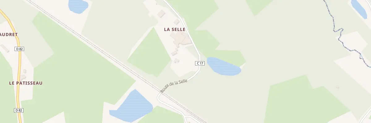 Plan du 67 Rte de la Selle à La Milesse