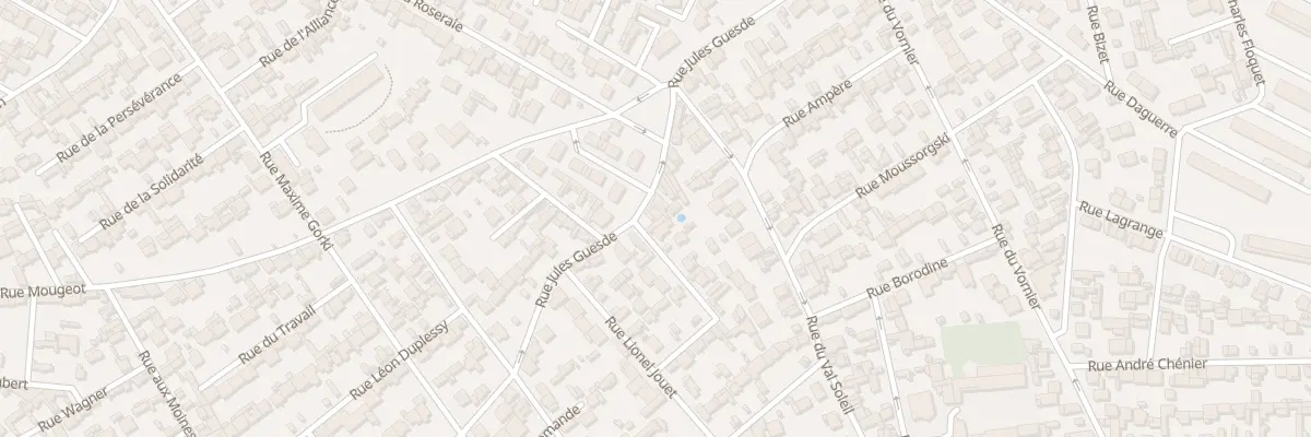 Plan du 1 Rue Chevreul au Havre