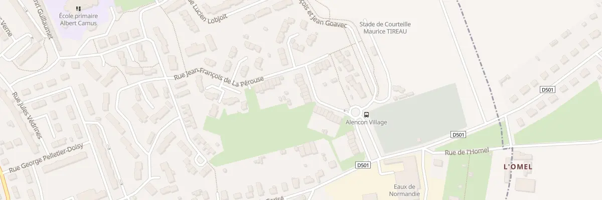 Plan du 31 Rue Louis A de Bougainville à Alençon