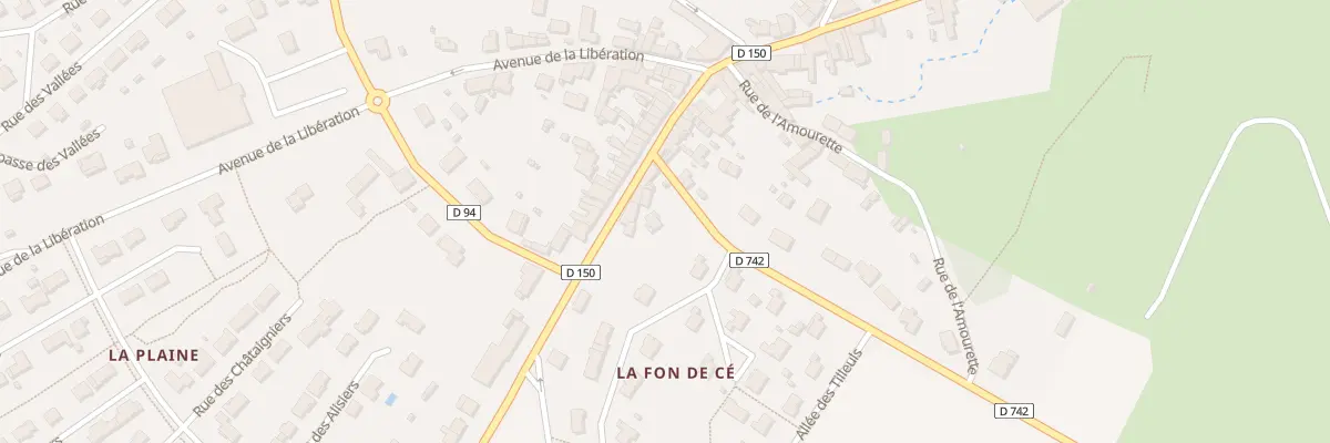 Plan du 1 Rte de Vivonne à Lusignan