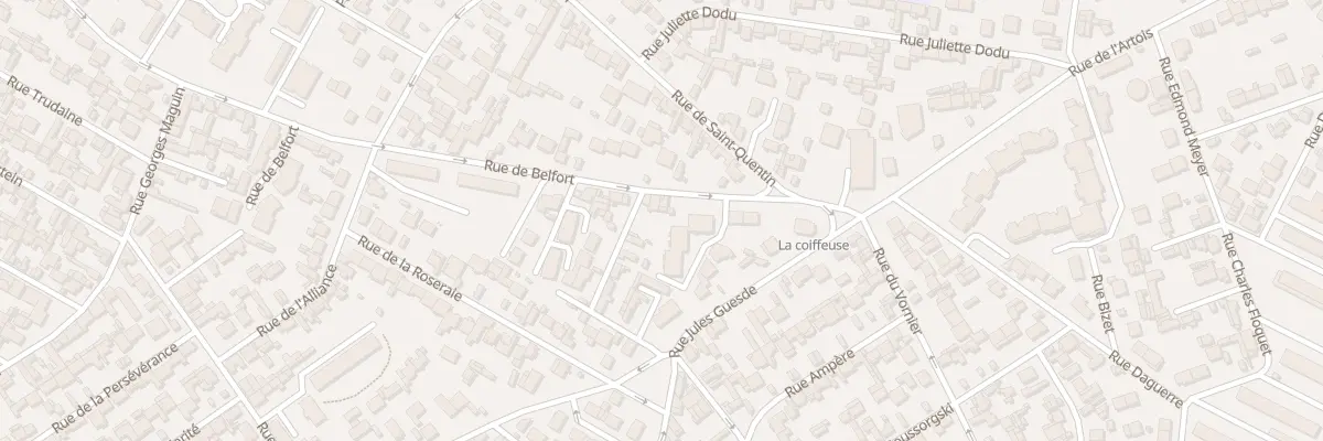 Plan du 90 Rue de Belfort au Havre