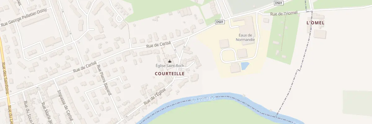 Plan du 31 Cour Boisselière à Alençon