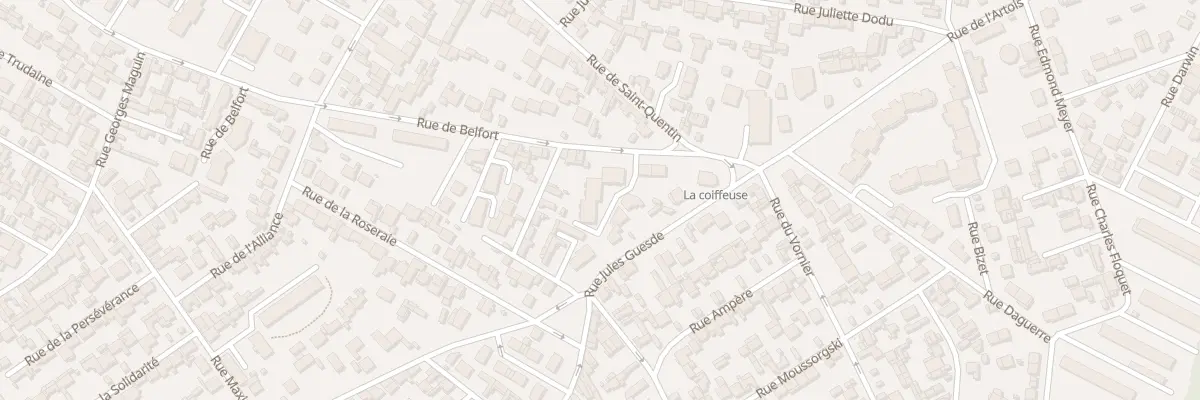 Plan du 96 Rue de Belfort au Havre