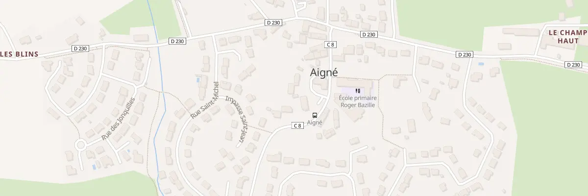 Plan du 7 Pl de l’Eglise à Aigné