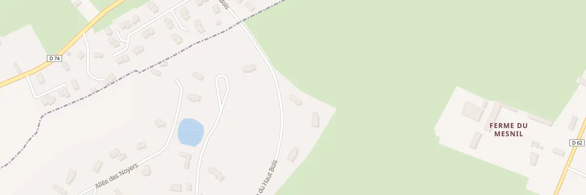 Plan du 76 Chem du Ht Bois à Touques