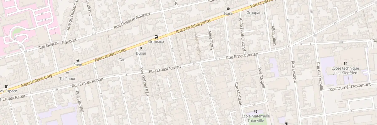 Plan du 91 Rue Ernest Renan au Havre