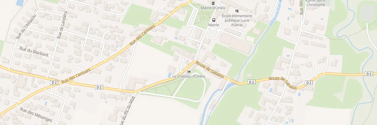 Plan du 12 Rue des Platanes à Orleix