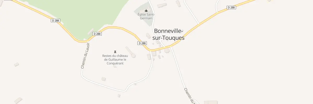 Plan du 31 Rte de Touques à Bonneville-sur-Touques